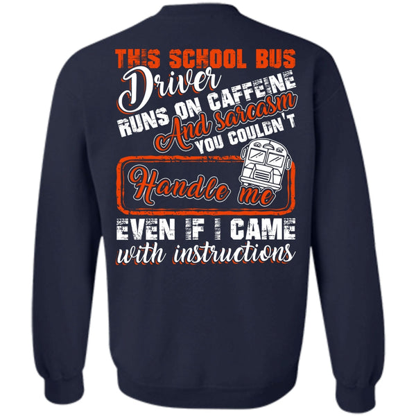 Runs On Caffeine T Shirt, I Love Bus Sweatshirt