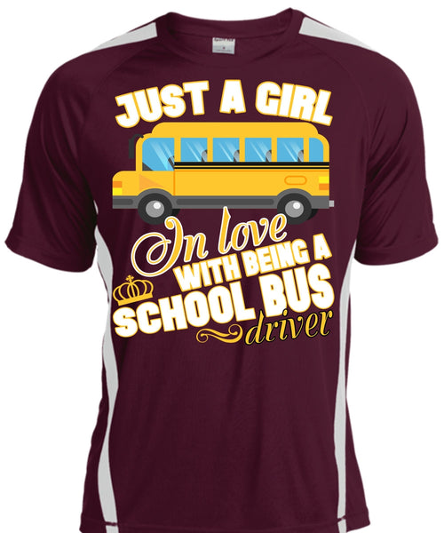 Being A School Bus Driver T Shirt, Just A Girl In Love T Shirt, Cool Shirt