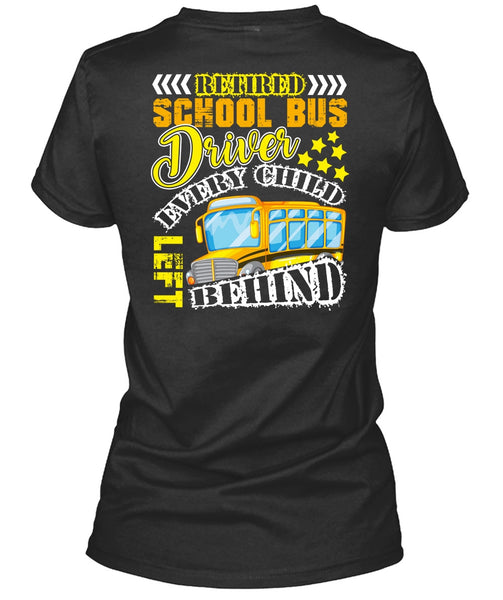 Retired School Bus Driver T Shirt, I Love Bus T Shirt