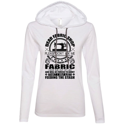 A black t-shirt with the shopify logo