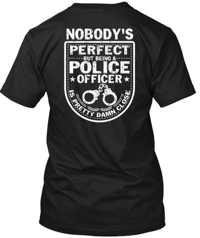 A black t-shirt with the shopify logo