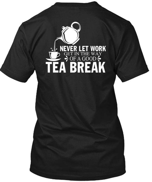 A black t-shirt with the shopify logo
