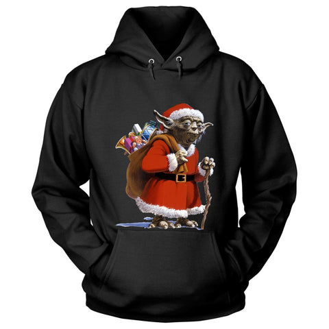 A black t-shirt with the shopify logo