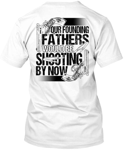 A black t-shirt with the shopify logo