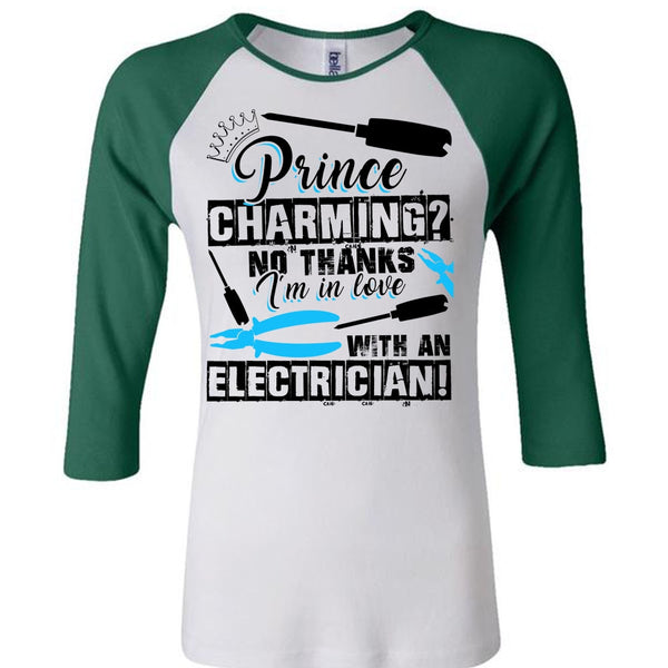 I'm In Love With An Electrician T Shirt, I Love Electrician T Shirt, Awesome T-Shirts