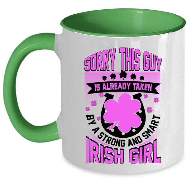 Cool Husband Coffee Mug, Taken By A Strong And Smart Irish Girl Accent Mug