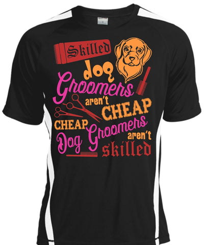 A black t-shirt with the shopify logo