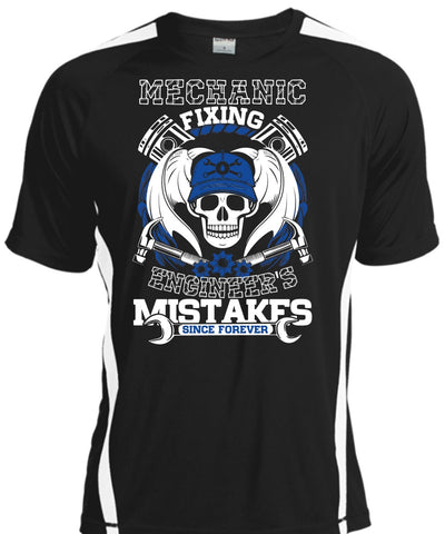 A black t-shirt with the shopify logo