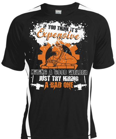 A black t-shirt with the shopify logo