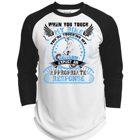 A black t-shirt with the shopify logo