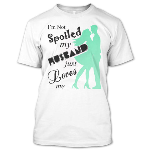 A black t-shirt with the shopify logo