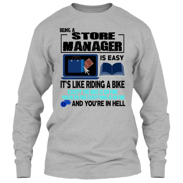 Being A Store Manager T Shirt, Coolest Store Manager T Shirt