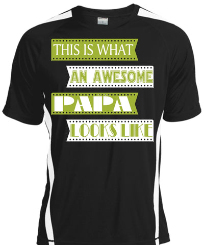 A black t-shirt with the shopify logo