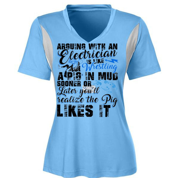 Arguing With An Electrician T Shirt, I Love Electrician T Shirt, Awesome T-Shirts
