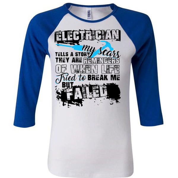 Electrician Tells A Story My Scars T Shirt, I Love Electrician T Shirt, Awesome T-Shirts