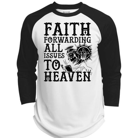 A black t-shirt with the shopify logo