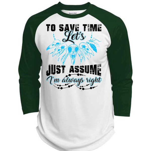 To Save The Let's Just Assume T Shirt, I Love My Life T Shirt, Awesome T-Shirts  (Polyester Game Baseball Jersey)