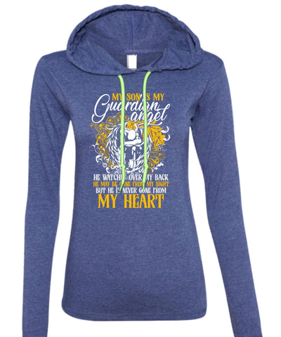 A black t-shirt with the shopify logo