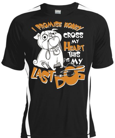 A black t-shirt with the shopify logo