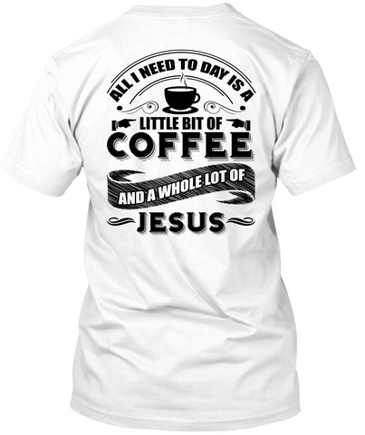 A black t-shirt with the shopify logo