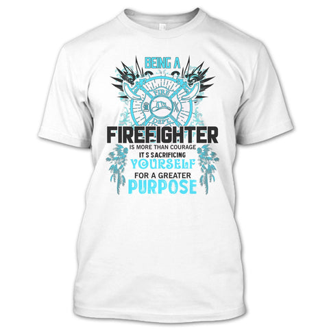 A black t-shirt with the shopify logo