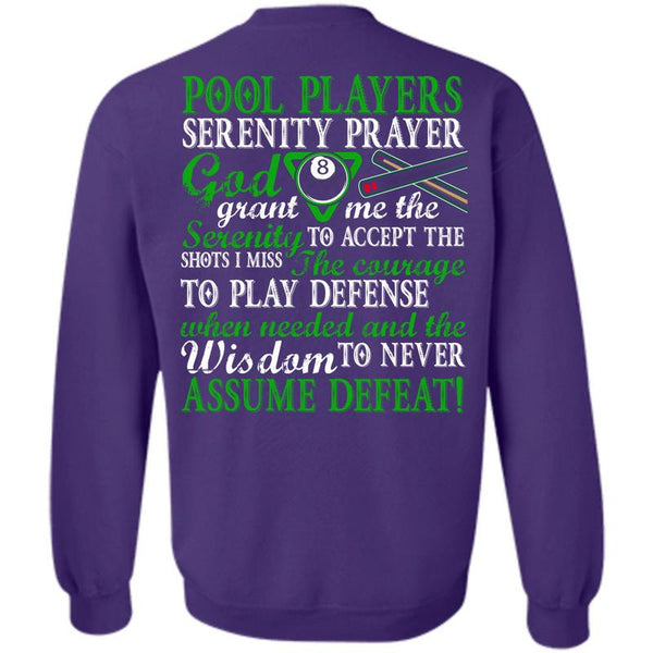 Being A Pool Player T Shirt, I Love Pool Sweatshirt
