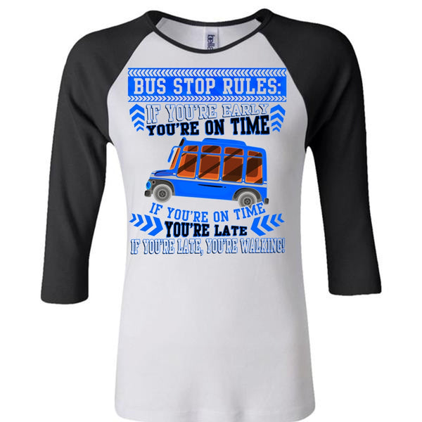 Bus Stop Rules T Shirt, I Love Bus T Shirt, Awesome T-Shirts