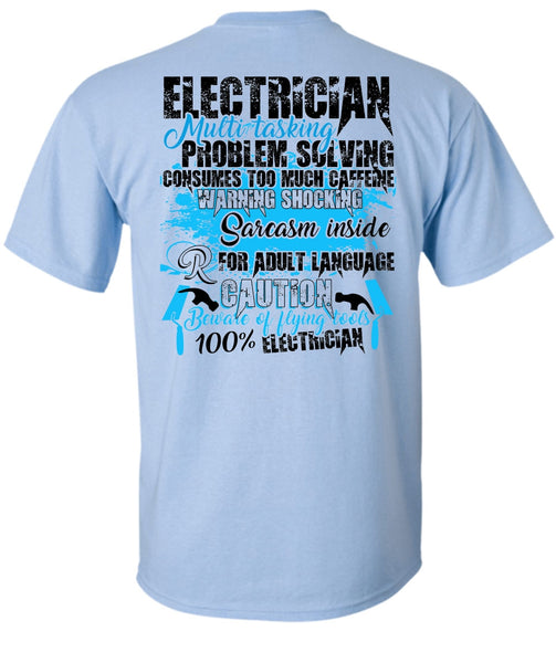 Electrician Multitasking T Shirt, I Love Electrician T Shirt