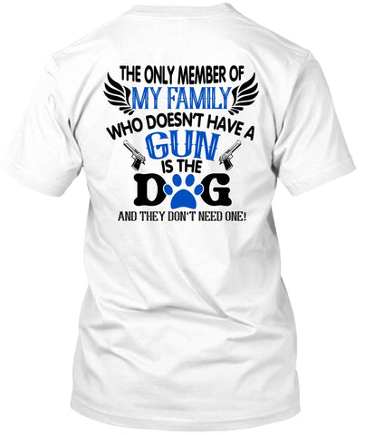 A black t-shirt with the shopify logo