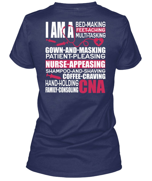 Family Consoling CNA T Shirt, Patient Pleasing T Shirt