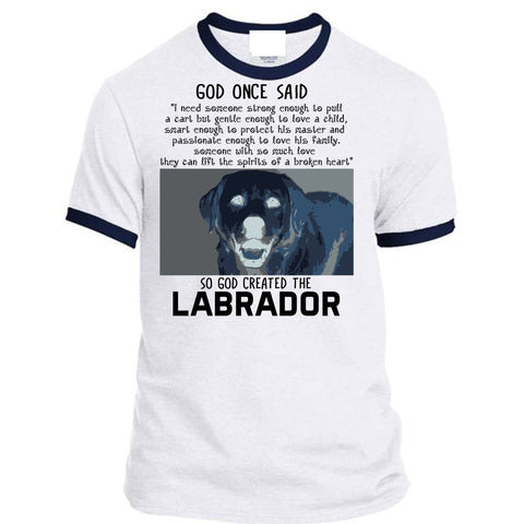 A black t-shirt with the shopify logo