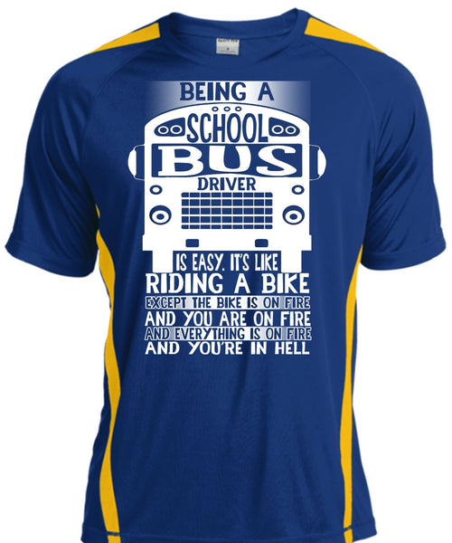 Being A School Bus Driver T Shirt, Riding A Bike T Shirt, Cool Shirt