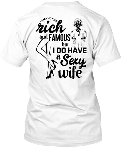 A black t-shirt with the shopify logo