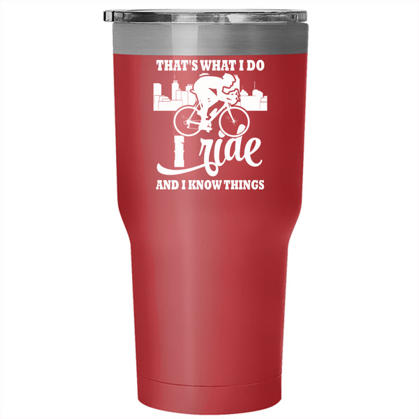 I Ride Tumbler 30 oz Stainless Steel, I Love Riding Travel Mug