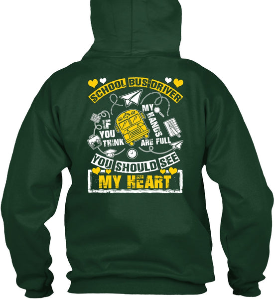 School Bus Driver T Shirt, You Should See My Heart T Shirt
