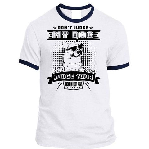 A black t-shirt with the shopify logo