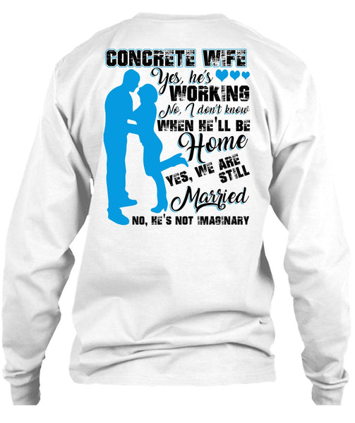 Concrete Wife T Shirt, I Love Wife T Shirt