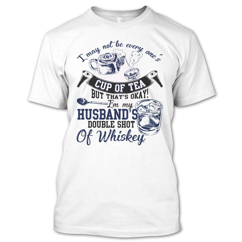 A black t-shirt with the shopify logo