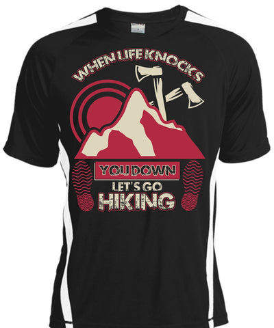 A black t-shirt with the shopify logo