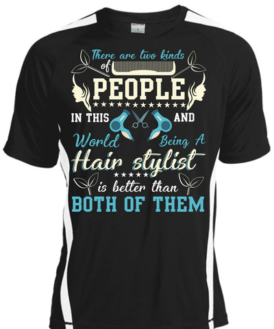 A black t-shirt with the shopify logo