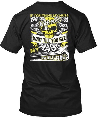 A black t-shirt with the shopify logo