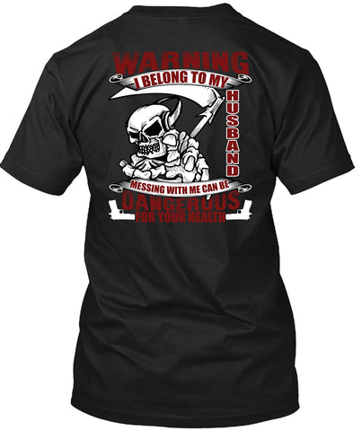 A black t-shirt with the shopify logo