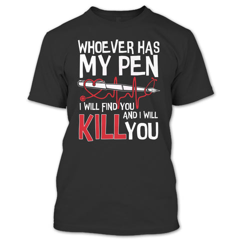 A black t-shirt with the shopify logo