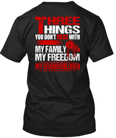 A black t-shirt with the shopify logo