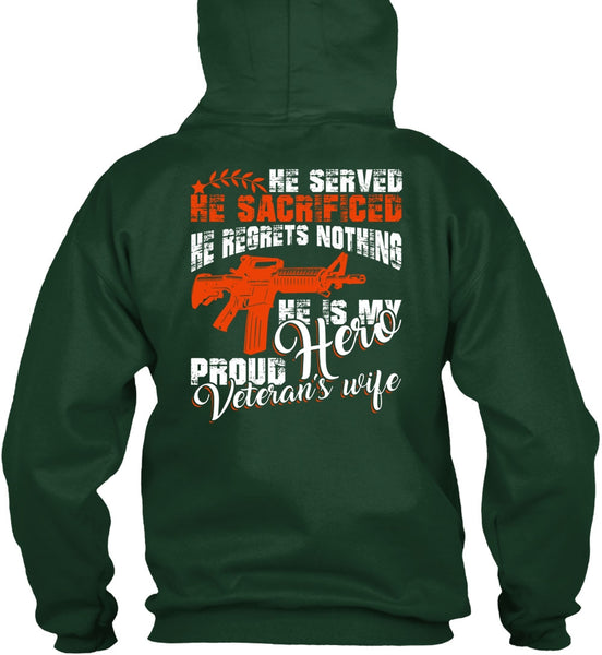 Proud Veteran's Wife T Shirt, Being A Wife T Shirt