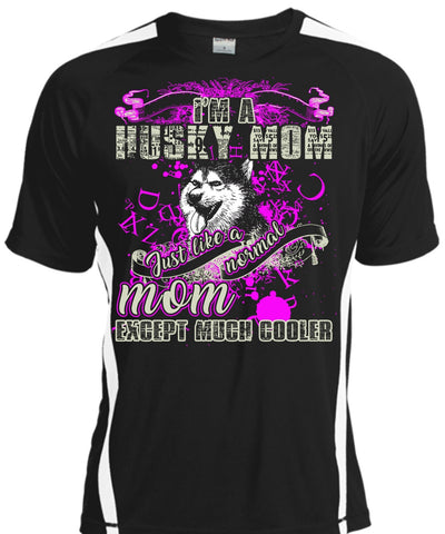 A black t-shirt with the shopify logo