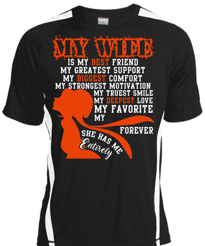 A black t-shirt with the shopify logo