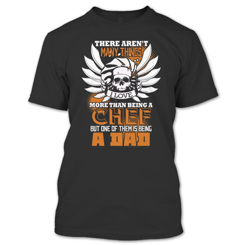 A black t-shirt with the shopify logo