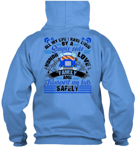 God My Family T Shirt, Transport My Kids Safely T Shirt