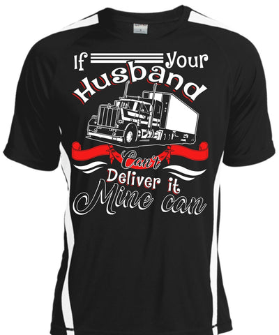 A black t-shirt with the shopify logo